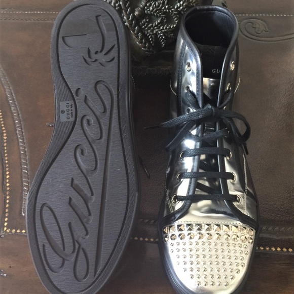 πHPπNEW$680 GUCCI California Studded Sneaker 38/ - Picture 2 of 7